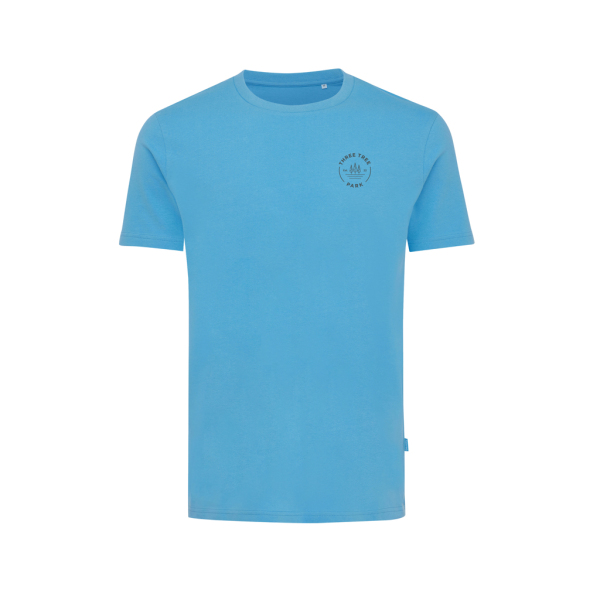 Iqoniq Bryce gerecycled katoen t-shirt, tranquil blue (XXS)