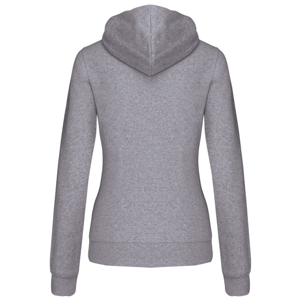 Damessweater met capuchon in contrasterende kleur Oxford Grey / Navy S
