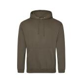 AWDis College Hoodie, Olive Green, L, Just Hoods