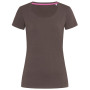 Stedman T-shirt Crewneck Claire SS for her 7c dark chocolate L