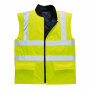 Hoge zichtbaarheid Reversible Bodywarmer