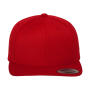 Classic Snapback Cap - Red - One Size