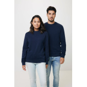 Iqoniq Zion gerecycled katoen sweater, donkerblauw (XS)