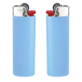 J26 Lighter BO light blue _BA white_FO red_HO chrome