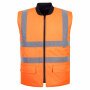Hoge zichtbaarheid Reversible Bodywarmer