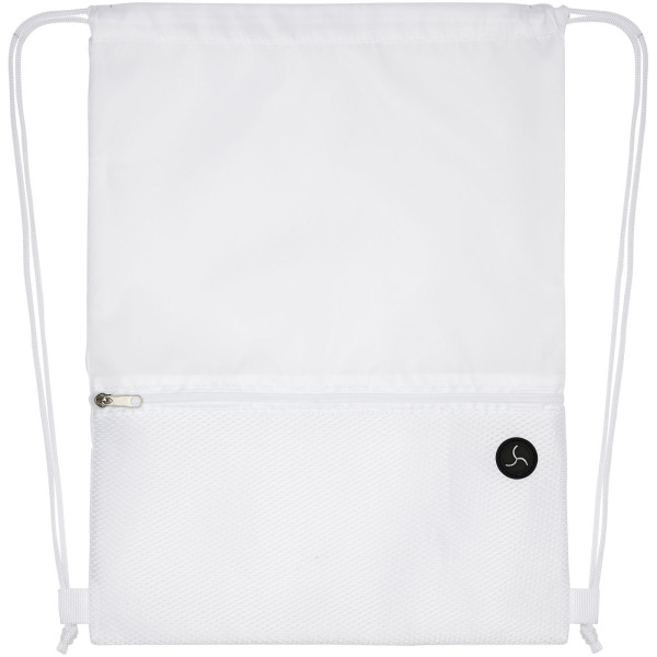 Oriole mesh drawstring backpack 5L - White