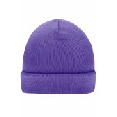 MB7500 Knitted Cap - dark-purple - one size