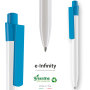 Ballpoint Pen e-Infinity Recycled White Teal