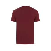 Iqoniq Bryce gerecycled katoen t-shirt, bordeauxrood (XL)