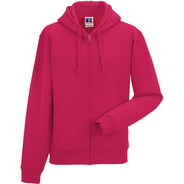 Authentic Full Zip Hooded Sweatshirt Fuchsia XL