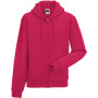 Authentic Full Zip Hooded Sweatshirt Fuchsia 3XL