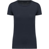 Dames-t-shirt Supima® ronde hals korte mouwen Navy XXL