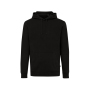 Iqoniq Jasper gerecycled katoen hoodie, zwart (XXL)