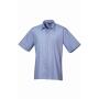 Short Sleeve Poplin Shirt, Mid Blue, 21, Premier