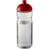 H2O Active® Base 650 ml bidon met koepeldeksel - Transparant/Rood