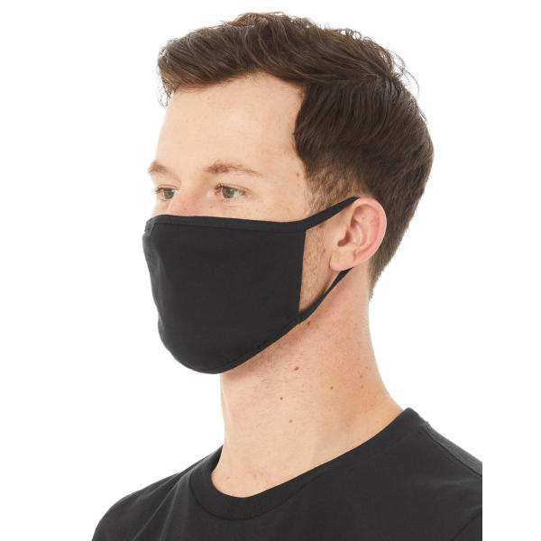 2-Ply Reusable Face Mask - Black