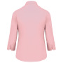Overhemd in onderhoudsvriendelijk polykatoen-popeline 3/4-mouwen dames Pale Pink S