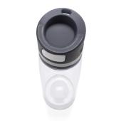 Fit waterfles met telefoonhouder, wit