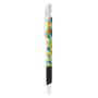 Media Clic Grip Ballpen Barrel White and Grip Frosted White