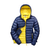 Ladies' Snow Bird Hooded Jacket - Navy/Yellow - XL (16)