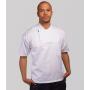 Short Sleeve Chef's Tunic, Black, 3XL, AFD