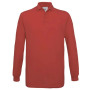 Safran Lsl Polo Shirt Red 3XL