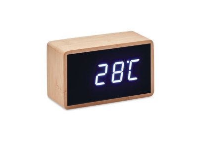 MIRI CLOCK - Bamboe klok met LED MIRI CLOCK - Bamboe klok met LED
