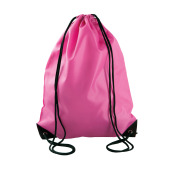 Rugzak met draagkoordjes Fluorescent Fuchsia One Size