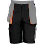 Work-guard Lite Shorts Black / Grey / Orange 44 UK