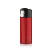 Easy lock lekvrije vacuüm mok, rood, zwart