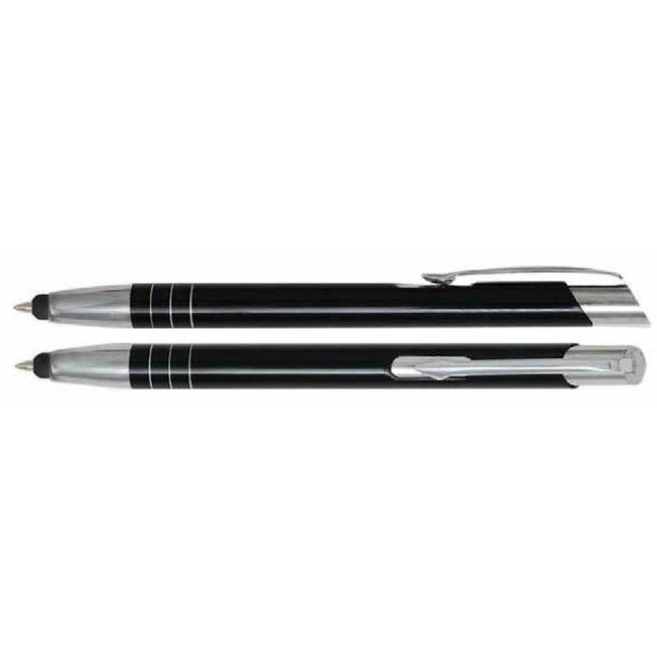Aluminium Touch pen Stylus zwart
