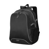 Osaka Basic Backpack - Black/Light Grey - One Size