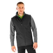 Men's Recycled 2-Layer Printable Softshell B/W