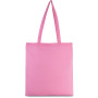 Shopper bag long handles Dark Pink One Size