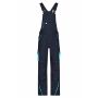 Workwear Pants with Bib - COLOR - - navy/turquoise - 44