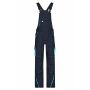 Workwear Pants with Bib - COLOR - navy/turquoise 60