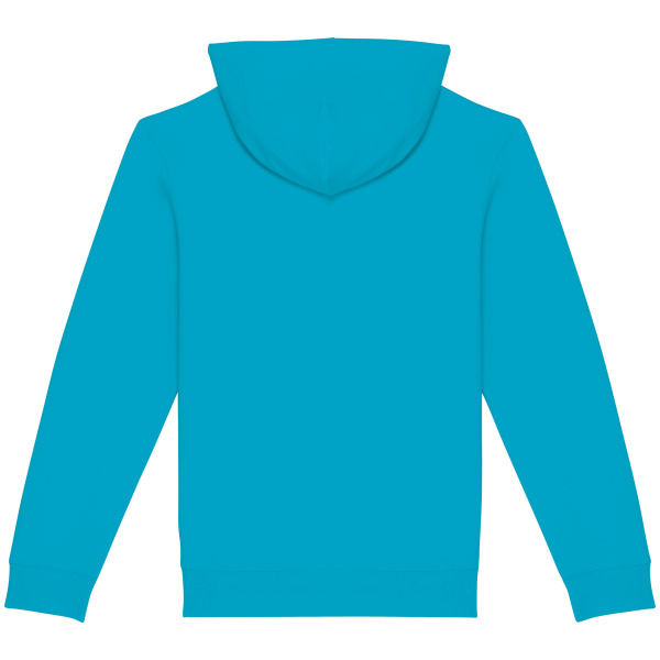 Ecologische uniseks sweater met capuchon Light Turquoise 3XL