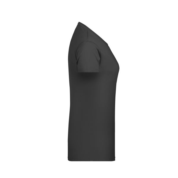 8003 Ladies'-T Pocket zwart XS