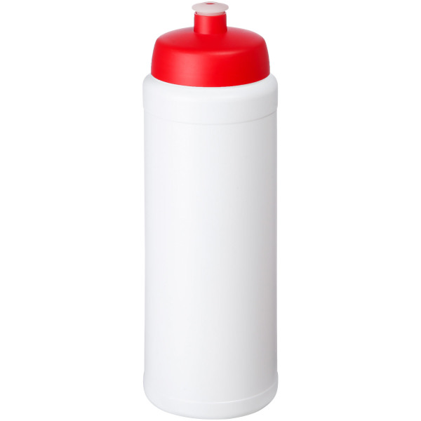 Baseline® Plus grip 750 ml sportfles met sportdeksel - Wit/Rood