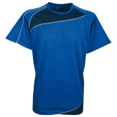SW RILA MEN functioneel heren T-shirt met korte raglan mouwen. Geschikt als sport shirt en voor dagelijks gebruik. 100% polyester, 135 g/m2. S-3XL donkerblauw