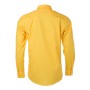 Men's Shirt Longsleeve Poplin - yellow - S