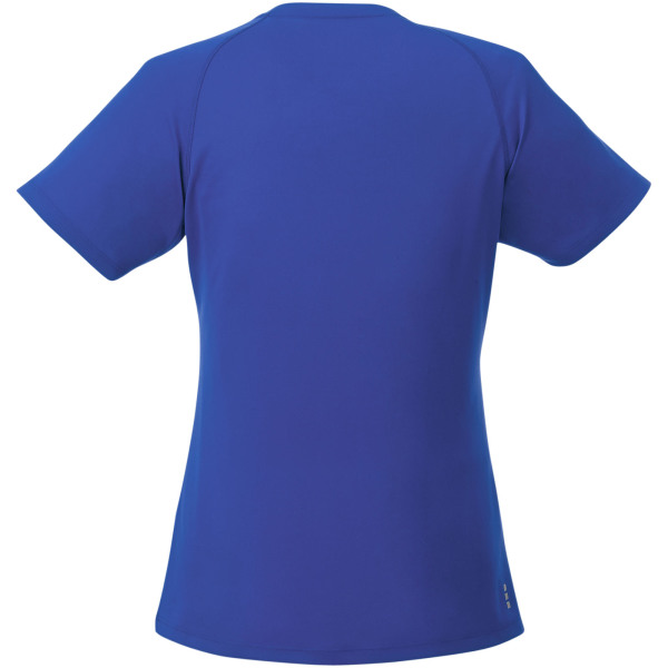 Amery cool fit V-hals dames t-shirt met korte mouwen - Blauw - XXL