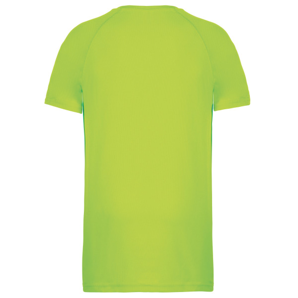 Functioneel Kindersportshirt Lime 8/10 ans