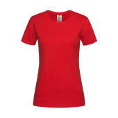 Classic-T Organic Fitted Women - Scarlet Red - XS