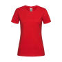 Classic-T Organic Fitted Women - Scarlet Red