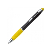 Ball pen light-up logo - Black / Yellow