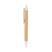 Write tarwestro en kurk pen, wit