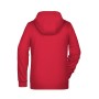 8025 Ladies' Zip Hoody rood XL