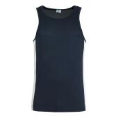 AWDis Cool Contrast Vest, French Navy/Arctic White, XXL, Just Cool