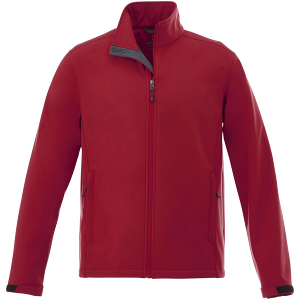Maxson men's softshell jacket - Red - XS